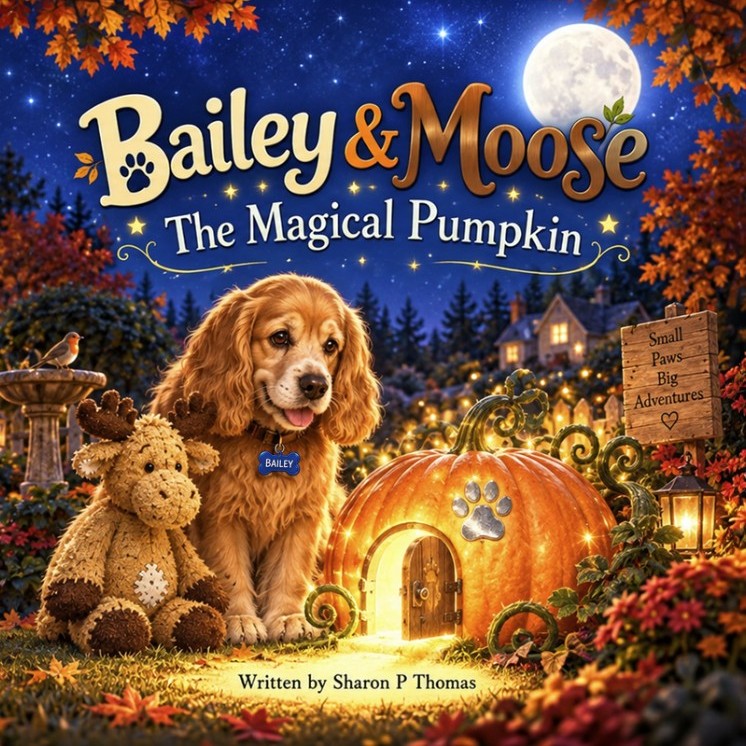 Book four, new release: Bailey & Moose: The Magical Pumpkin